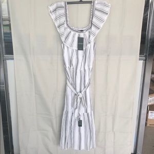 Ralph Lauren 4P Woven dress dark-grey &white NWT